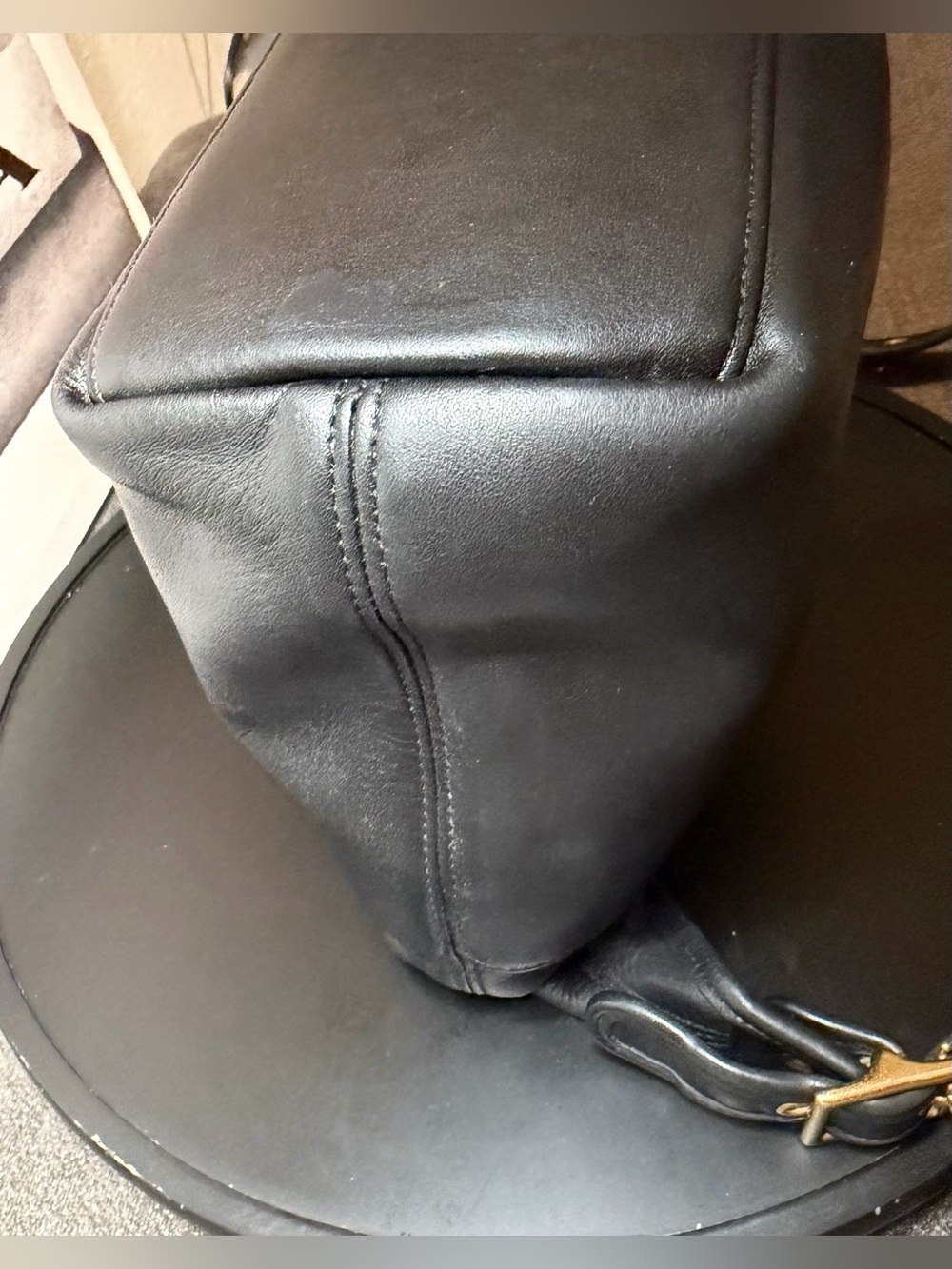 Vintage Coach Black Legacy Hobo Bag No. K0D-9058 “2000” made in USA - Picture 8 of 11